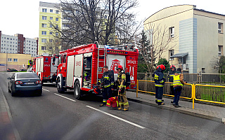 Gaz pieprzowy w jednej ze szkół w Elblągu? Strażacy ewakuowali uczniów i nauczycieli